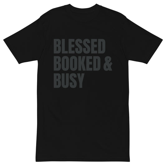 Blessed, booked and busy Tee.